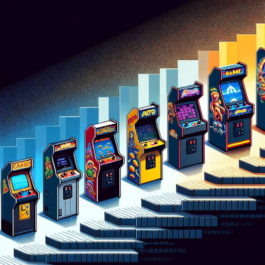 L'évolution des jeux vidéos pour borne d'arcade MAME, TAITO JEUTEL - Stickergameshop