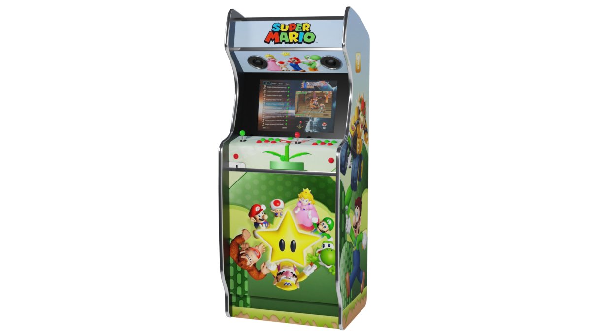 Borne d'arcade TAITO/JEUTEL MARIO & CO - Stickergameshop