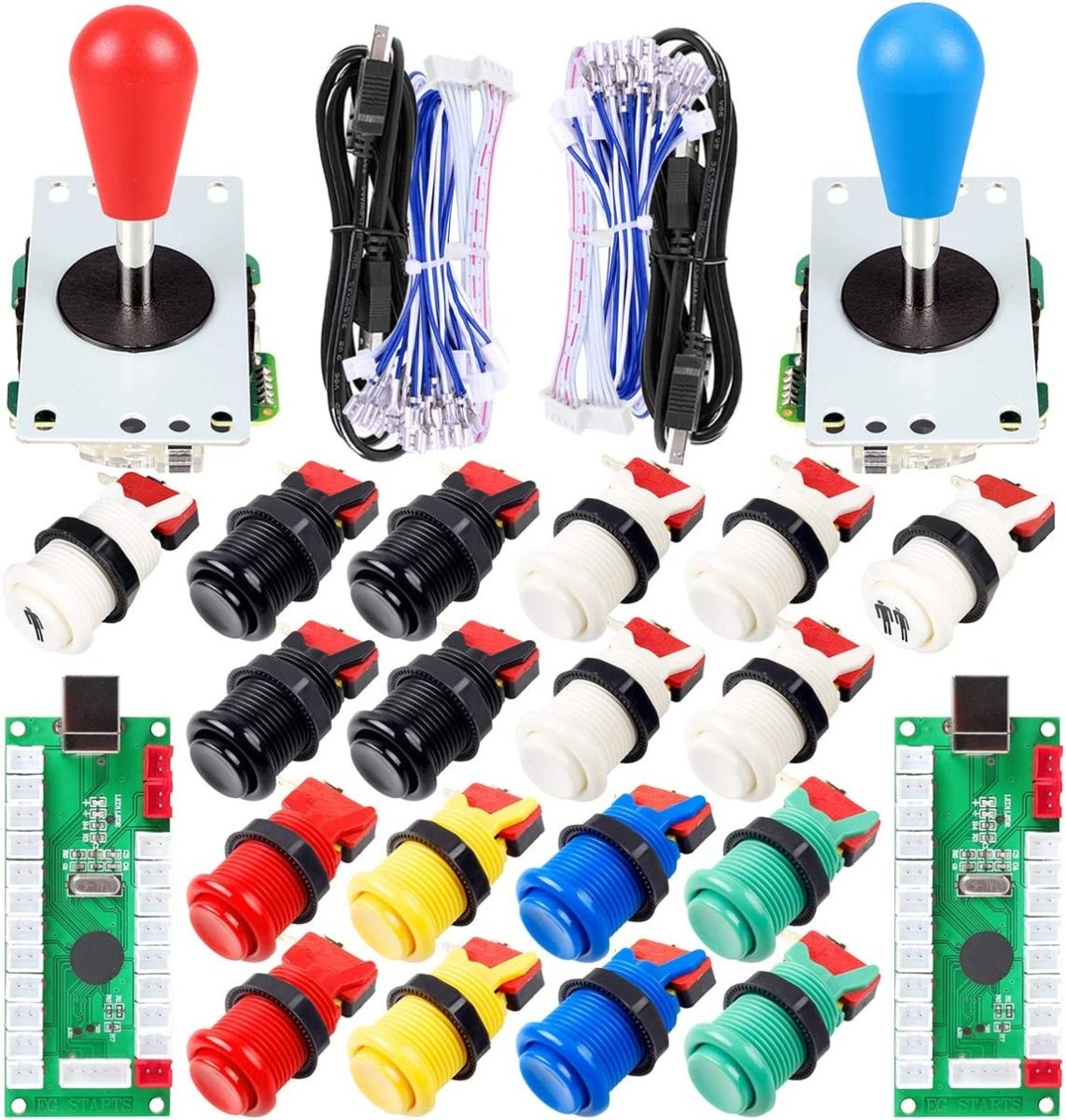 Kit Boutons pour borne d'arcade - Stickergameshop