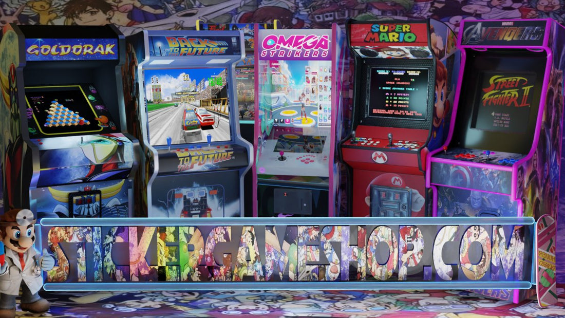 Personalise ta borne d'arcade avec StickerGameShop.com - Stickergameshop