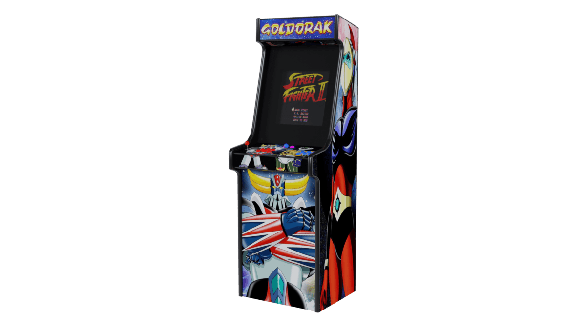 PDF à imprimer GOLDORAK pour borne d'arcade MAME - Stickergameshop