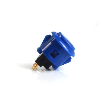 SANWA - BOUTON BLEU SANWA POUR BORNE D'ARCADE 24mm OBSF - 24 - Stickergameshop