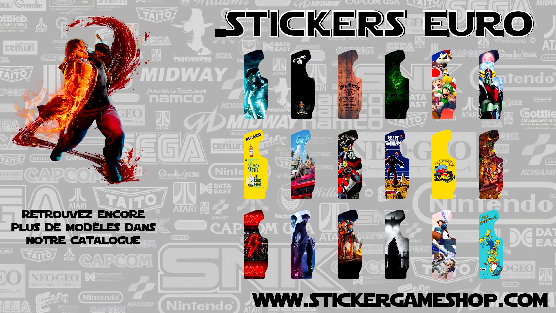 Kit stickers vinyle Cinéma | Max N'co Arcade Kit stickers vinyle Cinéma | Max N'co Arcade