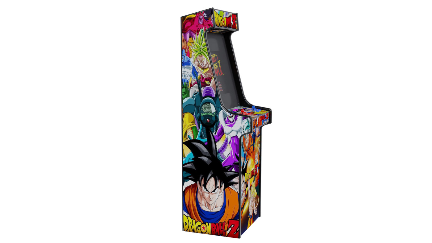 Dragon Ball Z-Aufkleber für MAME-Arcade-Automaten (+Bonus)