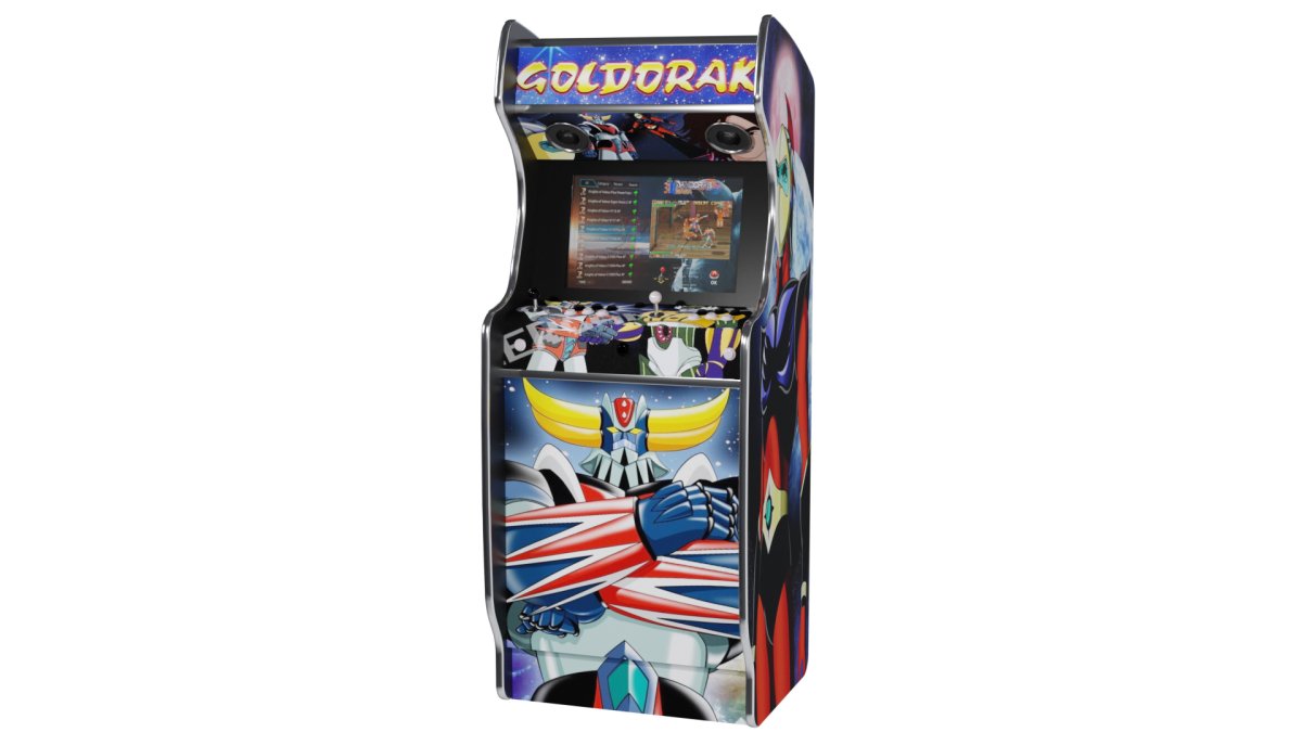 Borne d'arcade TAITO/JEUTEL GOLDORAK - Stickergameshop