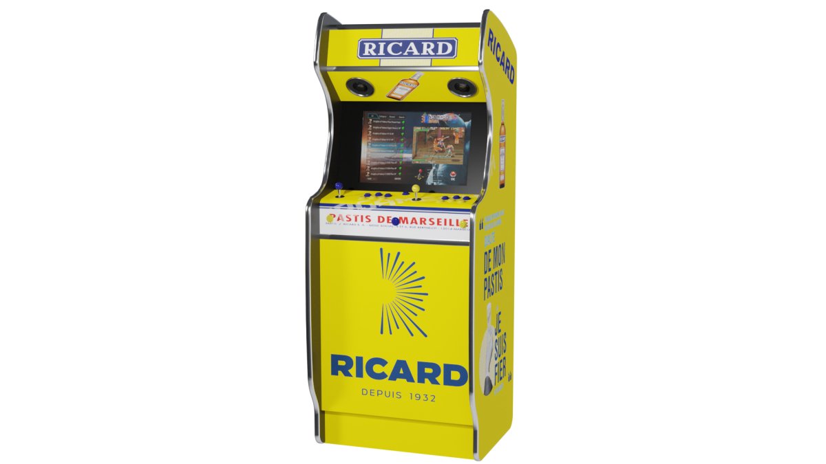 Borne d'arcade TAITO/JEUTEL RICARD - Stickergameshop