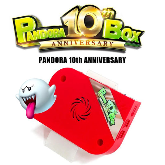 Console Arcade Pandora Box 10ème Anniversaire - Ethernet, HDMI, VGA, +5000 Jeux & Support Lightgun - Stickergameshop