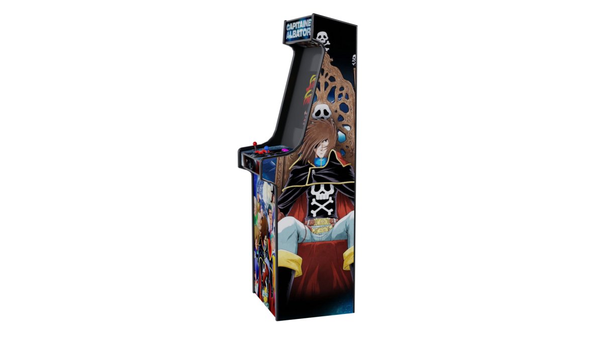Stickers Albator pour Borne d'Arcade MAME - Voyagez vers l'Infini avec un Bonus Exclusif! Tags: - Stickergameshop