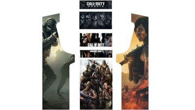 Stickers Call of Duty pour borne d'arcade MAME (+bonus) - Stickergameshop
