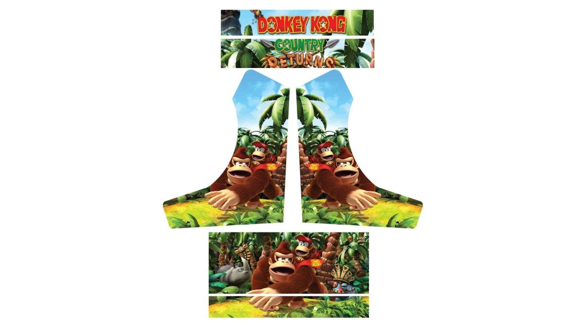 Stickers Donkey Kong pour Bartop Arcade (+bonus) - Stickergameshop