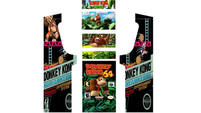 Stickers Donkey Kong pour borne d'arcade MAME (+bonus) - Stickergameshop