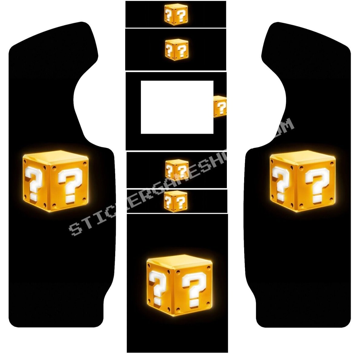 Stickers bartop Atari Modele 2 Autocollant borne d'arcade