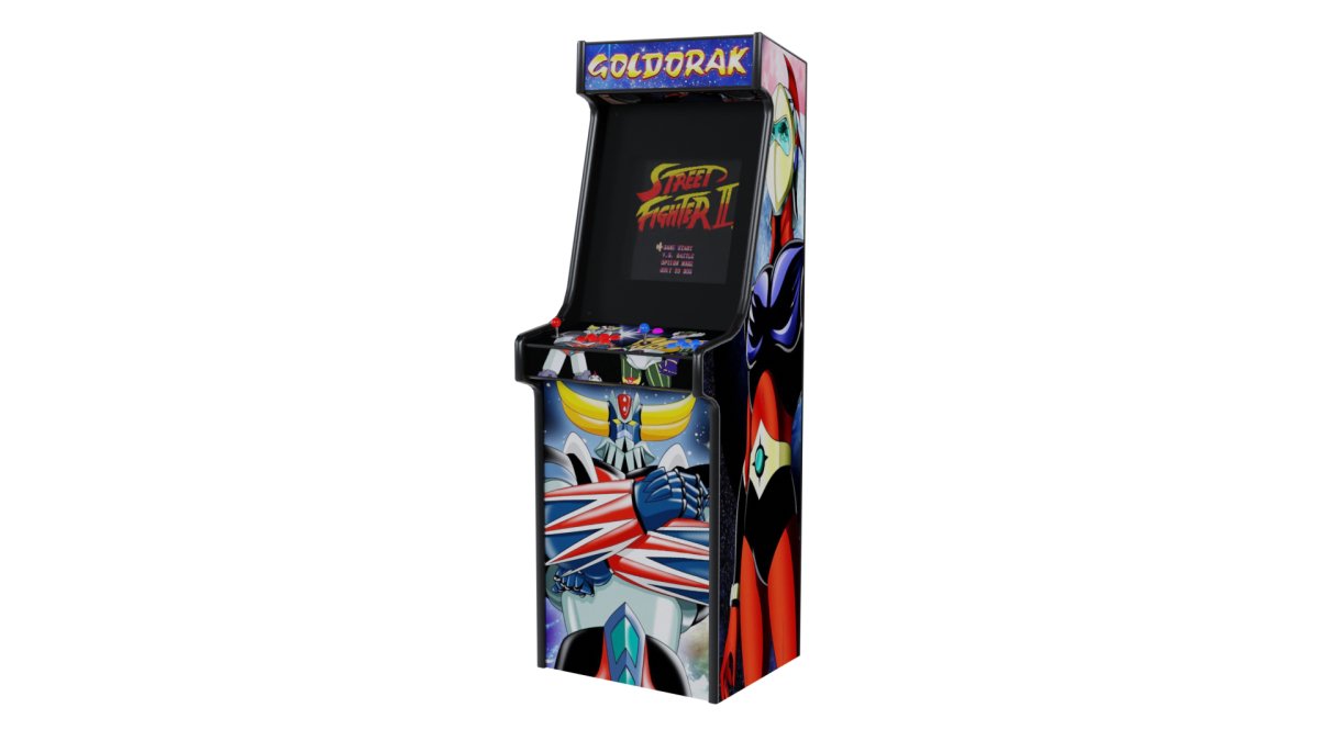 Stickers Goldorak pour Borne d'Arcade MAME - Revivez la Légende