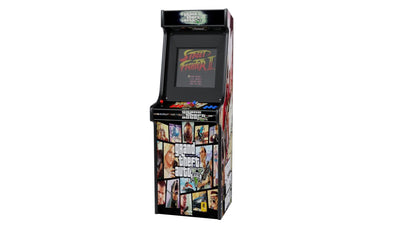 Stickers GTA pour Borne d'Arcade MAME - Plongez dans le Monde Ouvert ! (Bonus Inclus) - Stickergameshop
