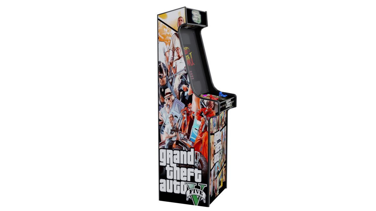 Stickers GTA pour Borne d'Arcade MAME - Plongez dans le Monde Ouvert ! (Bonus Inclus) - Stickergameshop