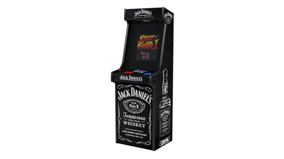 Stickers Jack Daniel's Cuir pour Borne d'Arcade MAME - Édition Spéciale avec Bonus - Stickergameshop