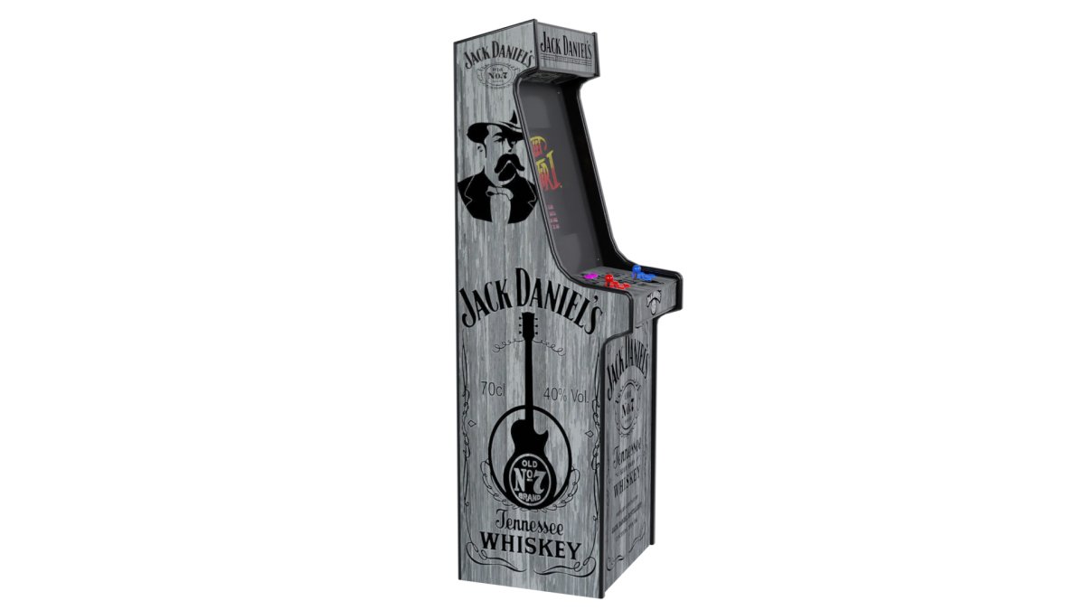 Stickers Jack Daniel's Old Style pour Borne d'Arcade MAME - Édition Spéciale avec Bonus - Stickergameshop