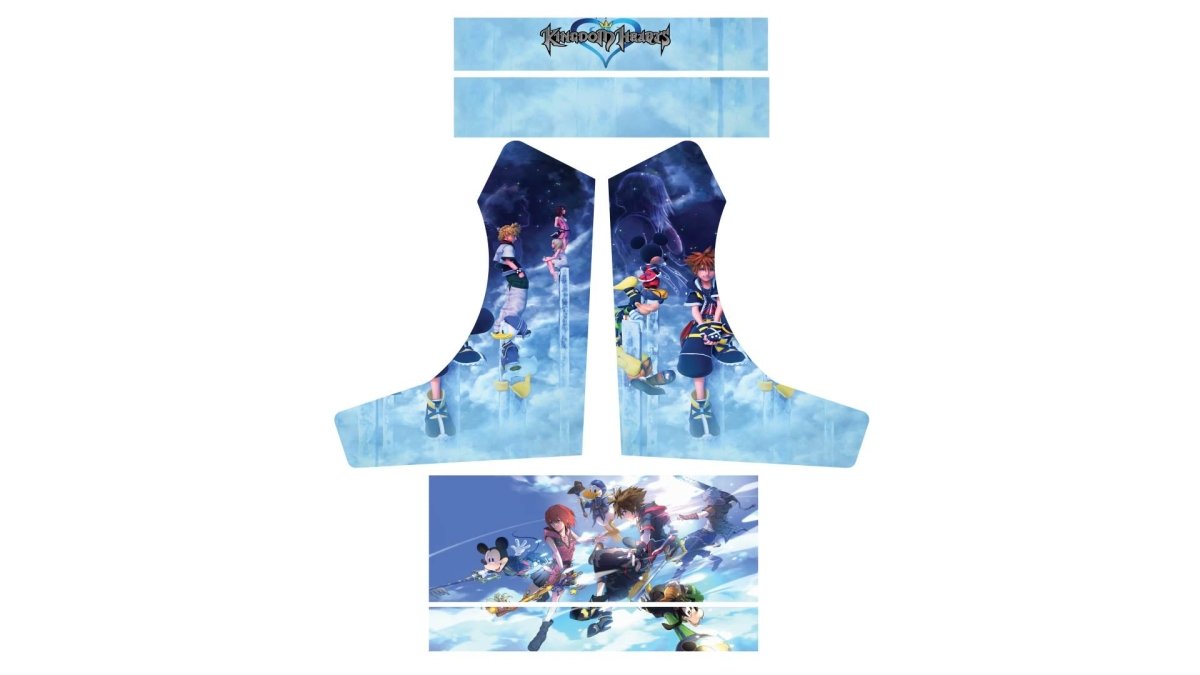 Stickers Kingdom Hearts pour Bartop Arcade (+bonus) - Stickergameshop