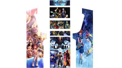 Stickers Kingdom Hearts pour borne d'arcade MAME (+bonus) - Stickergameshop