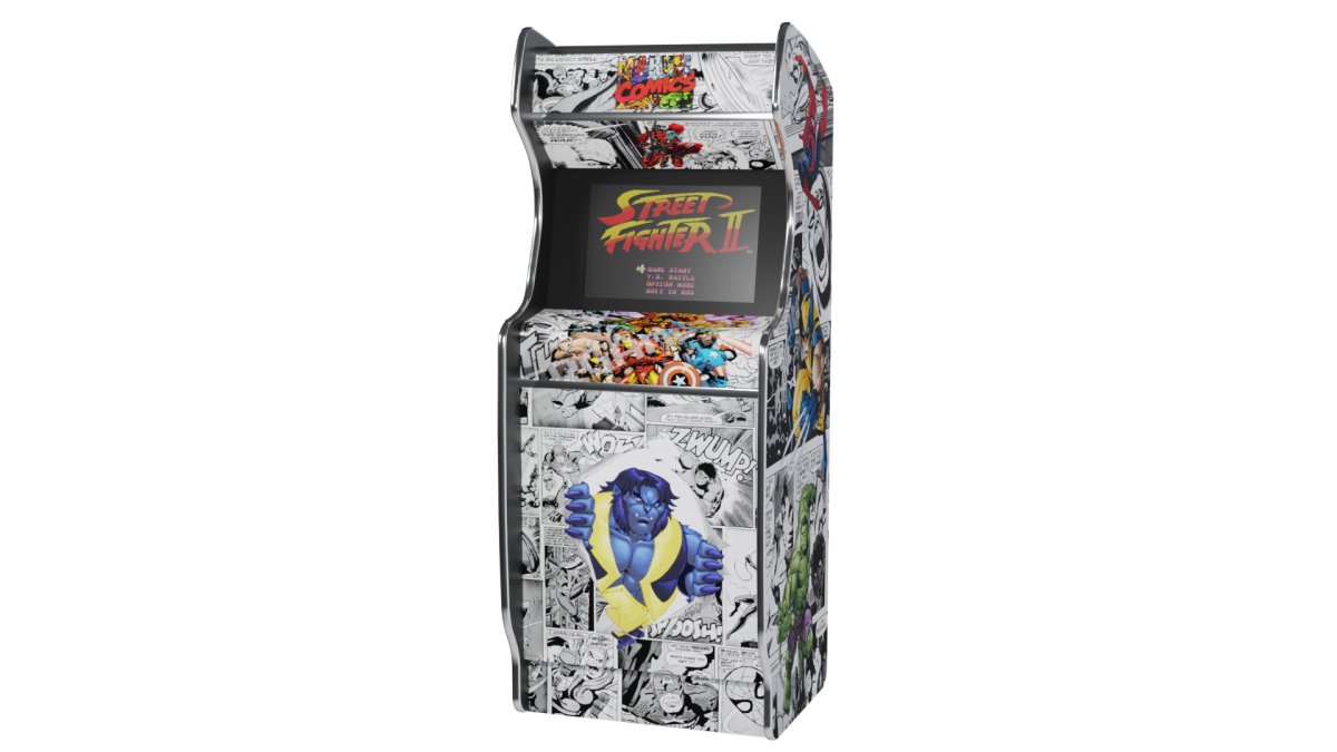 Stickers Marvel Comics pour Borne d'Arcade Euro - Plongez dans l'Univers de Street Fighter avec un Bonus ! - Stickergameshop