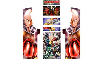 Stickers One Punch Man pour borne d'arcade MAME (+bonus) - Stickergameshop