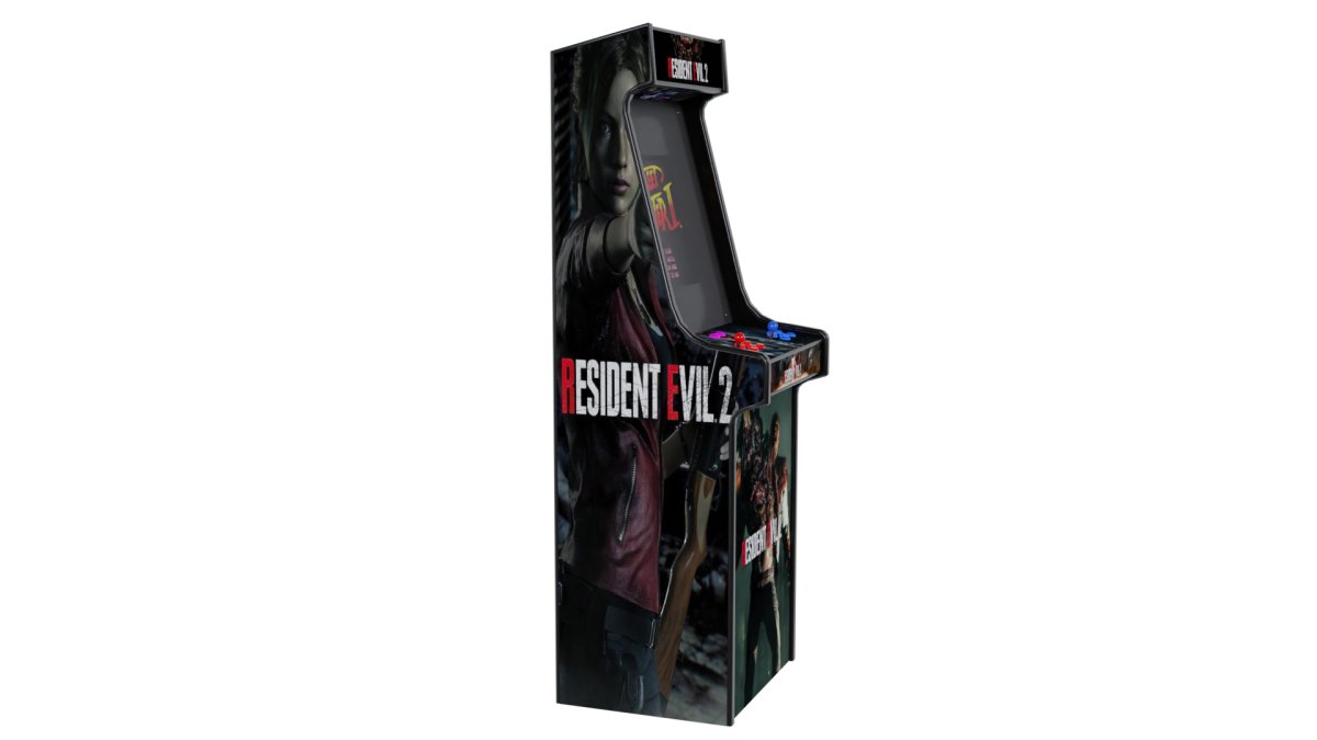 Stickers Resident Evil 2 pour Borne d'Arcade MAME - Plongez dans l'Horreur Survivante ! (Bonus Inclus) - Stickergameshop