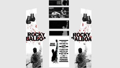 Stickers Rocky Balboa pour borne d'arcade MAME (+bonus) - Stickergameshop