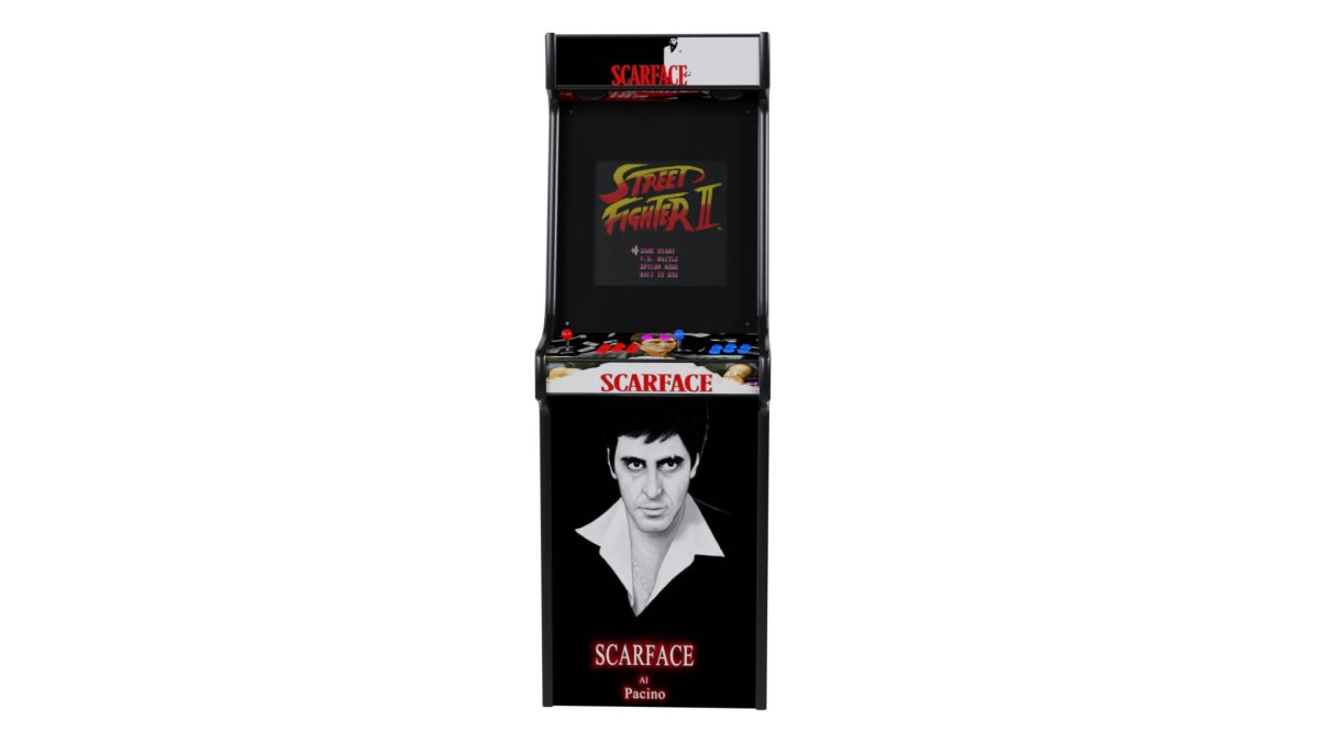 Stickers Scarface pour Borne d'Arcade MAME - Plongez dans le Monde Impitoyable du Crime ! (Bonus Inclus) - Stickergameshop
