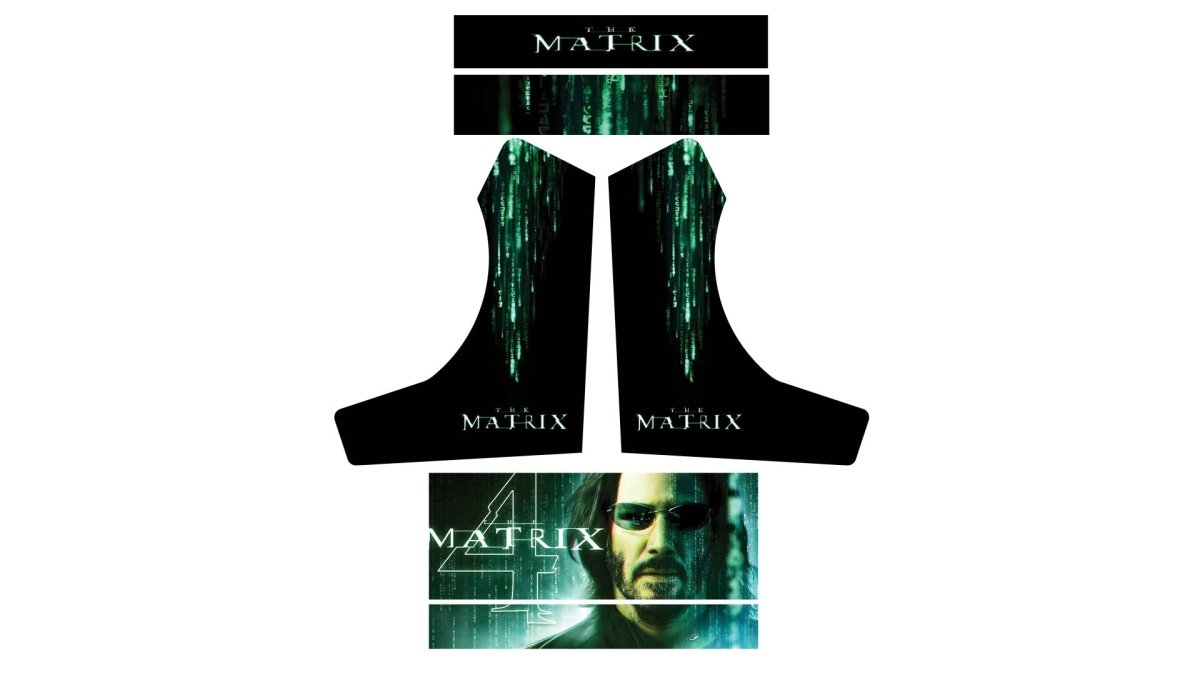 Stickers The Matrix pour Bartop Arcade (+bonus) - Stickergameshop