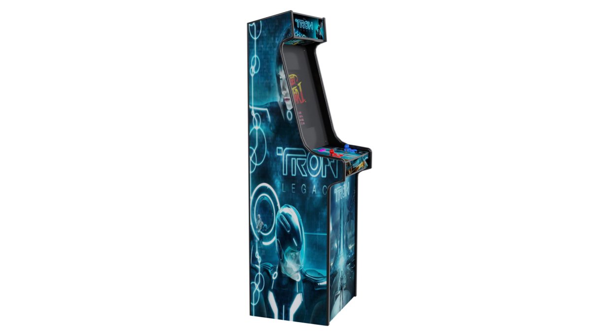 Stickers Tron Legacy pour Borne d'Arcade MAME - Plongez dans le Monde Numérique (+Bonus) - Stickergameshop